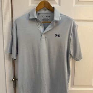 Under Armour Men's Light Gray Polo Shirt